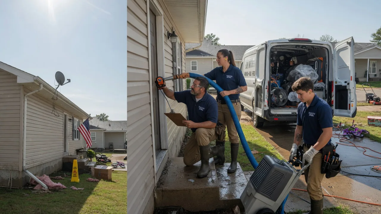 Ceiling Water Damage Restoration in Hildebran, NC near me